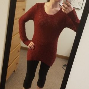 Red sweater